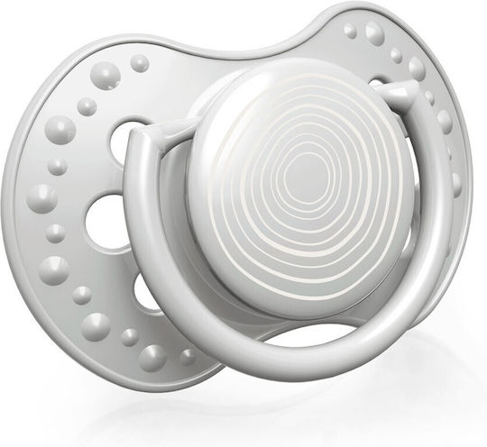 Lovi Baby Harmony Pacifiers Silicone Gray for 0-3 months 2pcs