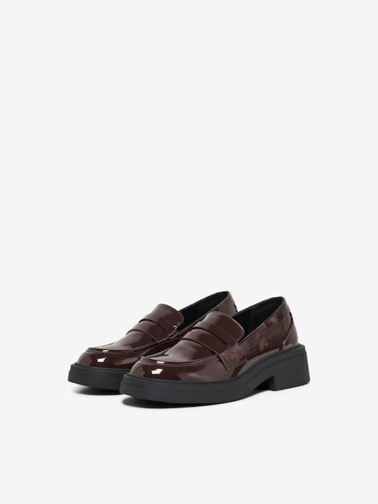 Only Γυναικεία Loafers σε Καφέ Χρώμα