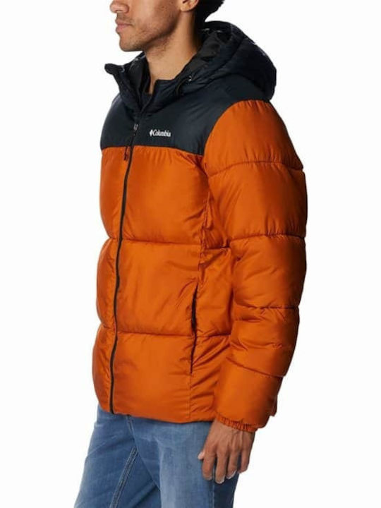 Puffect Зимно Мъжко Яке Puffer Теракотово