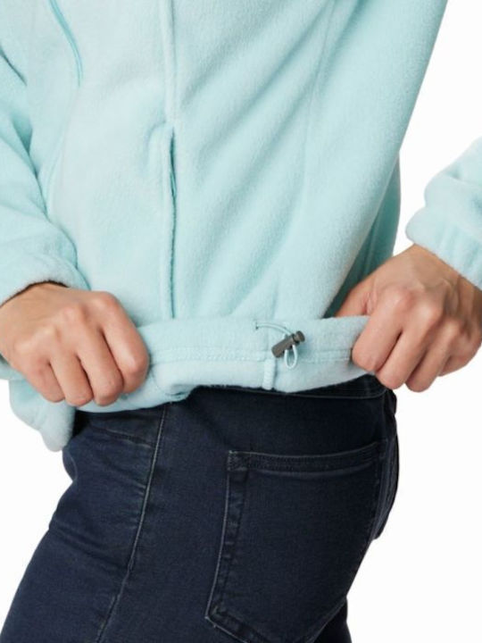 Benton Springs Women's Cardigan with Zipper Turquoise