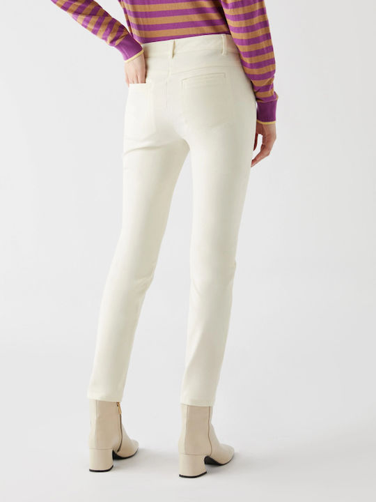 Pennyblack Women's Fabric Trousers in Skinny Fit White