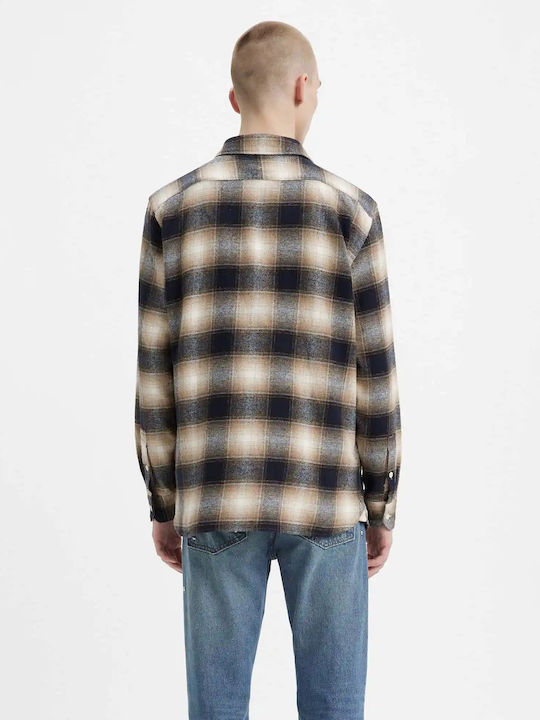 Jackson Worker Overshirt Long-sleeved Flannel Shirt Checked Multicolour