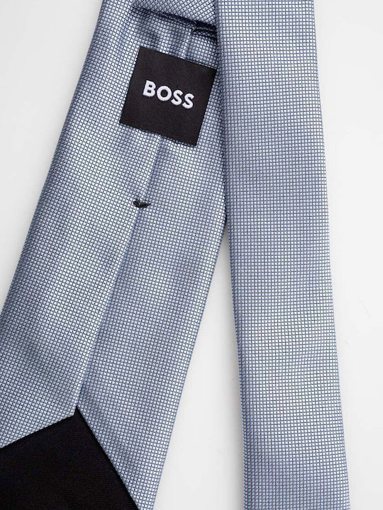 Hugo Boss Men's Tie Printed Light Blue