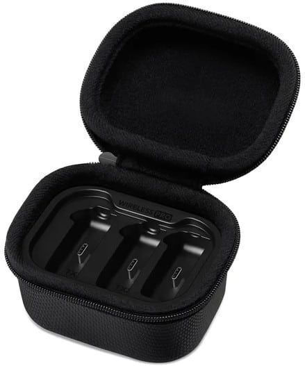 Rode Wireless PRO Dual Microphone System Комплект Безжично Кондензаторен Микрофон Висулка, Щипка, Колан за Мобилен в Черен Цвят