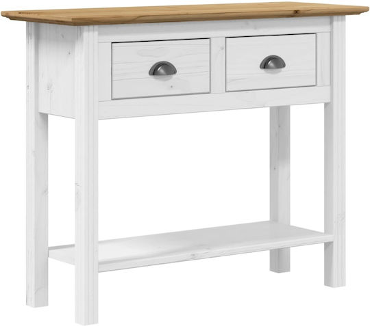 Solid Wood Console Table L90xW34.5xH73cm