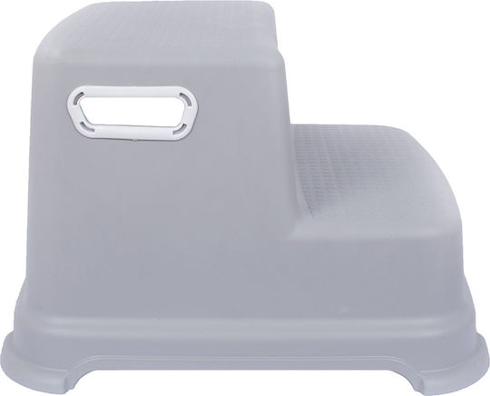 Double Kids Step Stool Gray