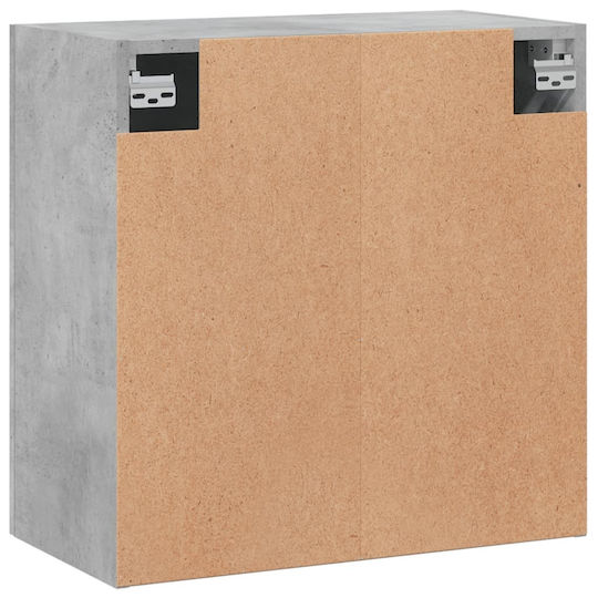 vidaXL Ντουλάπι Μπάνιου 60x31x60cm Γκρι