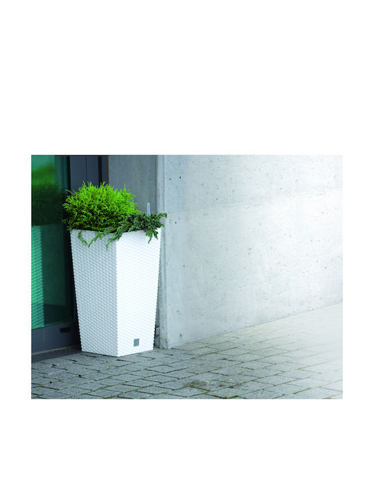 Prosperplast DRTS170 Κασπώ Rattan Γκρι με Βάση 17x17x32.5εκ.
