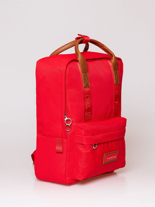 Heavy Tools Damen Tasche Rucksack Rot