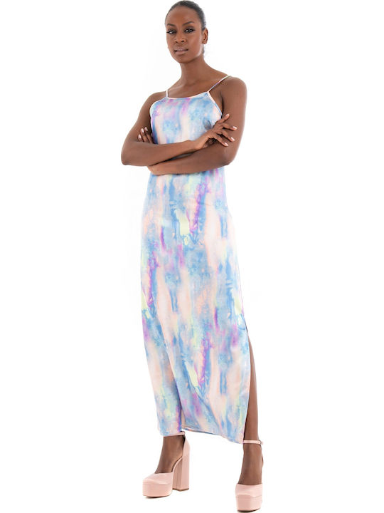 Aya Mayra Summer Maxi Slip Dress Dress with Slit
