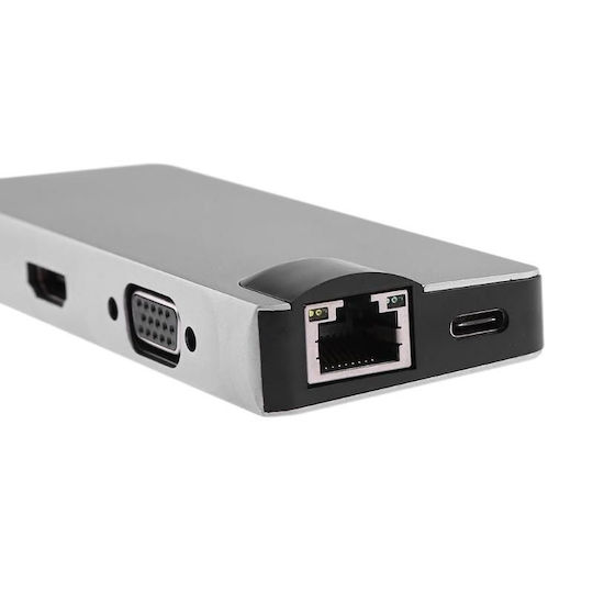 ATC USB-C Docking Station mit 4K Ethernet Gray (06.005.0085)