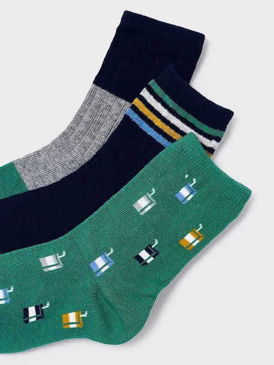 Mayoral Boys 3 Pack Knee-High Socks Multicolour