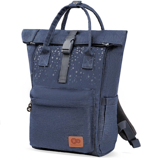 Kinderkraft Τσάντα Καροτσιού Μπλε Moonpack Confetti Denim