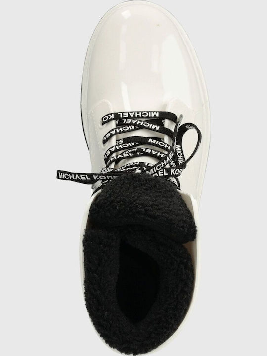 Kids Boots with Laces White