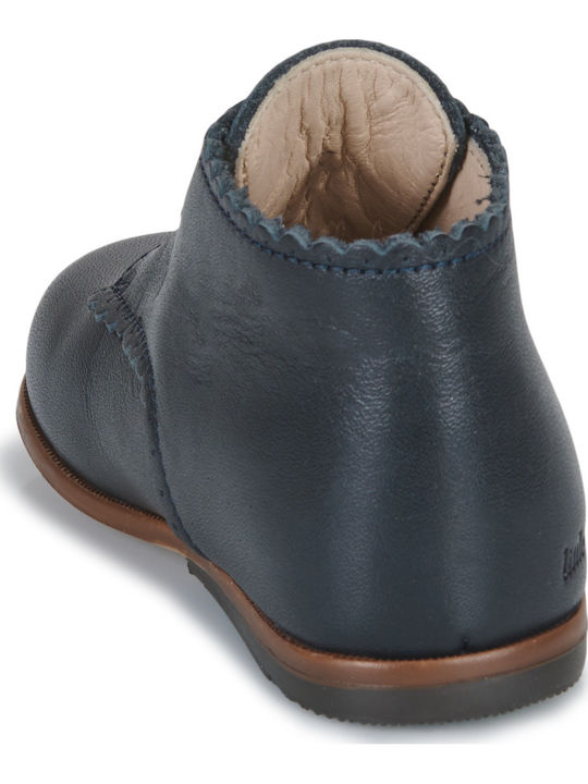Kids Boots with Laces Blue