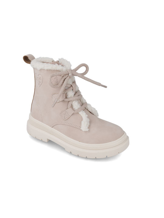 Garvalin Kids Boots with Lace Pink