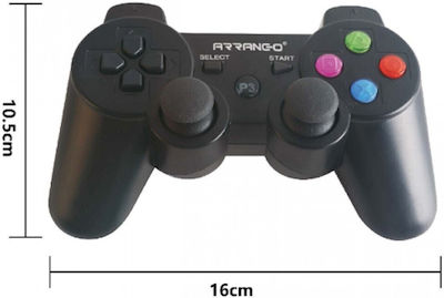 Arrango Wireless Gamepad for PS3 Black