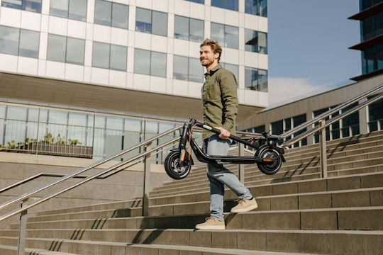 Segway F2 Plus E Ηλεκτρικό Πατίνι με 25km/h Max Ταχύτητα και 55km Αυτονομία σε Μαύρο Χρώμα