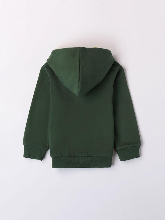 iDO Hooded Sweatshirt with Zipper Green