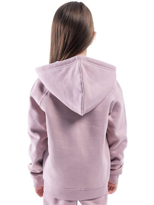 District75 Sweatshirt with Zipper Pink