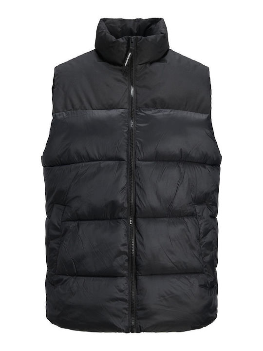 Jack & Jones Bodywarmer Men's Winter Puffer Jacket Black