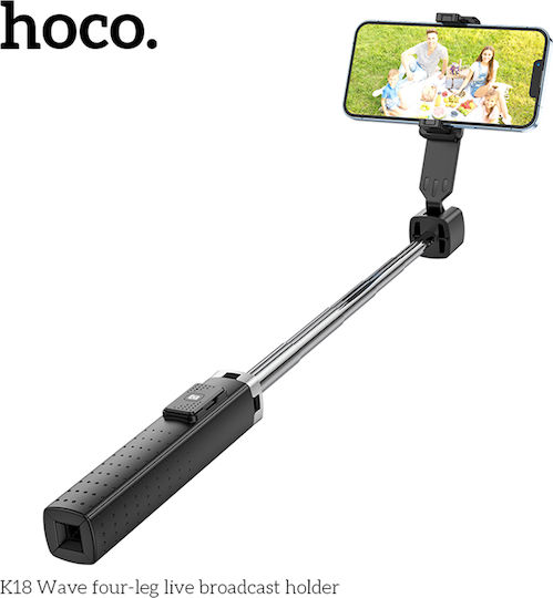 Hoco Selfie Stick with Bluetooth K18 Black