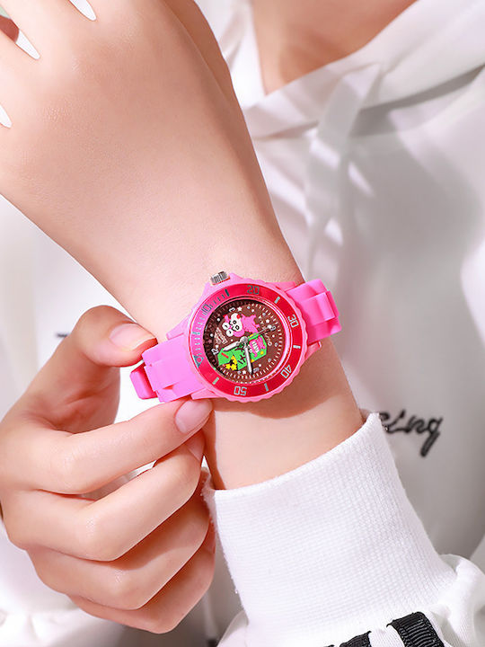 Kinderuhr Fuchsie