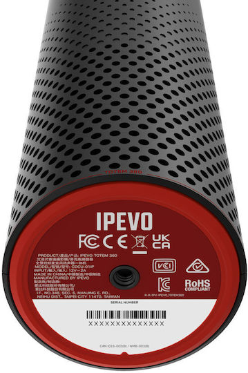 Ipevo Κάμερα Τηλεδιάσκεψης για Συνεδριακό Συστήμα Totem 360 Συμβατό με Microsoft Teams