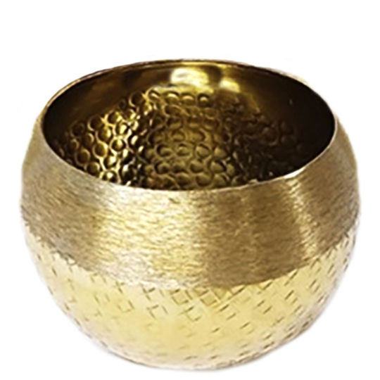 Iliadis Bol Decorativ Metalic Auriu 25.5x25.5x12cm 1buc Iliadis Bol Decorativ Metalic Auriu 25.5x25.5x12cm 1buc