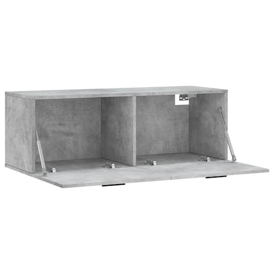 vidaXL Bathroom Cabinet L100xW36.5xH35cm Gray