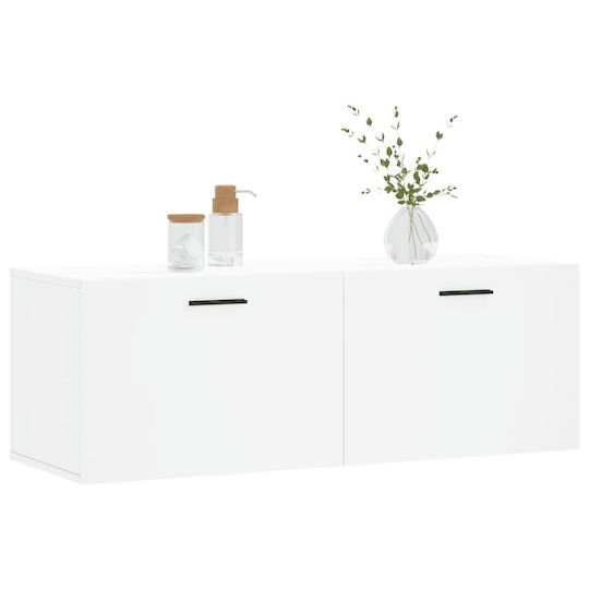 vidaXL Badezimmerschrank B100xT36.5xH35cm Weiß