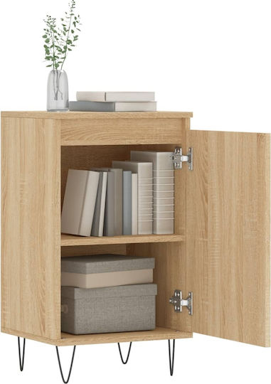 Hängeschrank fürs Wohnzimmer aus Spanplatte Beige 40x35x70 cm