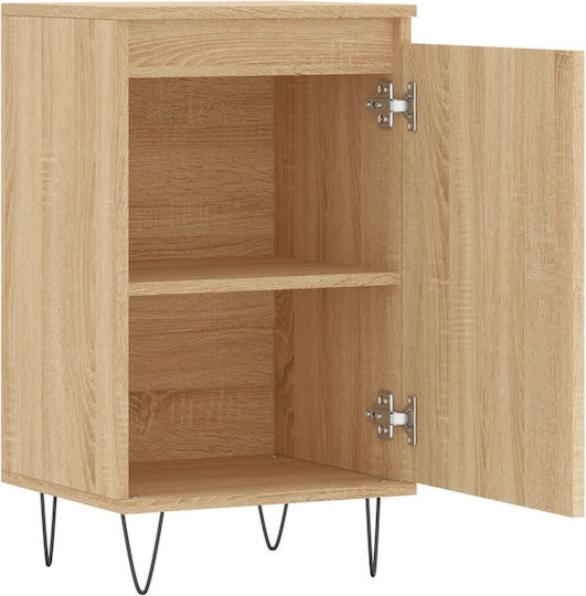 Hängeschrank fürs Wohnzimmer aus Spanplatte Beige 40x35x70 cm