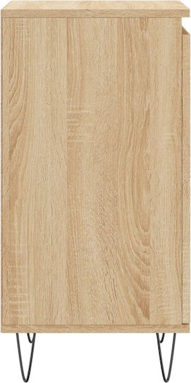 Hängeschrank fürs Wohnzimmer aus Spanplatte Beige 40x35x70 cm