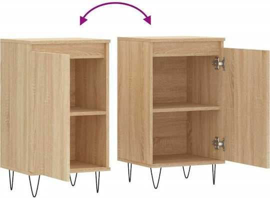Hängeschrank fürs Wohnzimmer aus Spanplatte Beige 40x35x70 cm