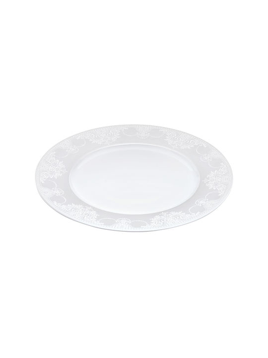 Cryspo Trio Deco Classico White Porcelain Dinnerware Set 20pcs