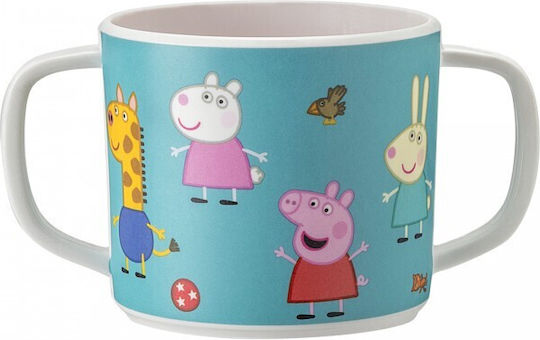 Petit Jour Paris Παιδικό Ποτηράκι από Πλαστικό Μπλε Peppa Pig 160ml για 6m+