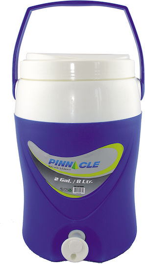 Pinnacle Pinnacle Plastic Container with Faucet Thermos Bottle 8L Blue