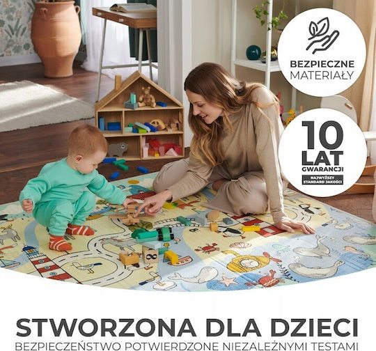 Kinderkraft Matty 2 Χαλάκι Δραστηριοτήτων Γκρι 147x197cm