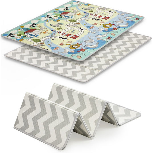 Kinderkraft Matty 2 Χαλάκι Δραστηριοτήτων Γκρι 147x197cm