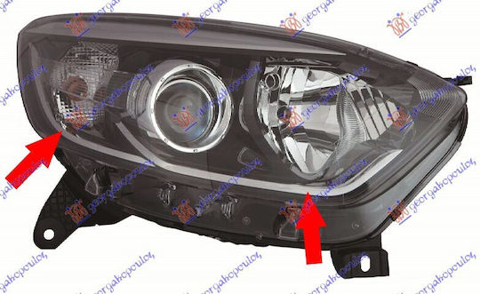 Depo Δεξί Μπροστινό Φανάρι για Renault Captur