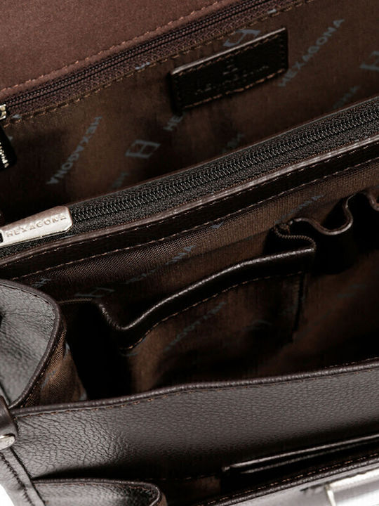 Leder Herren Schulter / Crossbody Braun Tasche