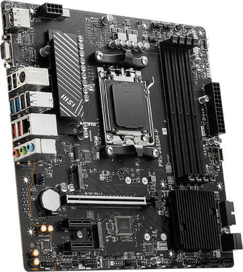 MSI Pro B650M-P Motherboard Micro ATX με AMD AM5 Socket 7E27-001R