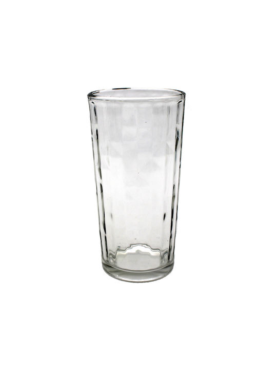 Set of Glasses Water / Coffee/Freddo made of Glass 256ml 6pcs