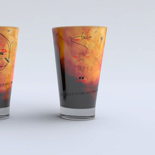 Gusto Ποτήρι Καφέ/Freddo από Γυαλί 330ml