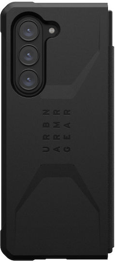 UAG Civilian Back Cover Σιλικόνης / Πλαστικό 2mm Μαύρο (Samsung Galaxy Fold 5)