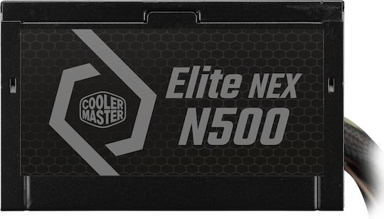 CoolerMaster Elite NEX 500 500W Τροφοδοτικό Υπολογιστή Full Wired 80 Plus Standard