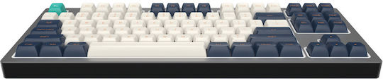 Dark Project KD87B LTD Aluminum Gaming Μηχανικό Πληκτρολόγιο Tenkeyless με Gateron Cap Teal διακόπτες και RGB φωτισμό (Αγγλικό US) Black & Cloud Grey