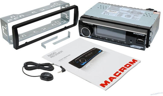 Macrom Ραδιόφωνο Αυτοκινήτου 1 DIN (Bluetooth/USB)