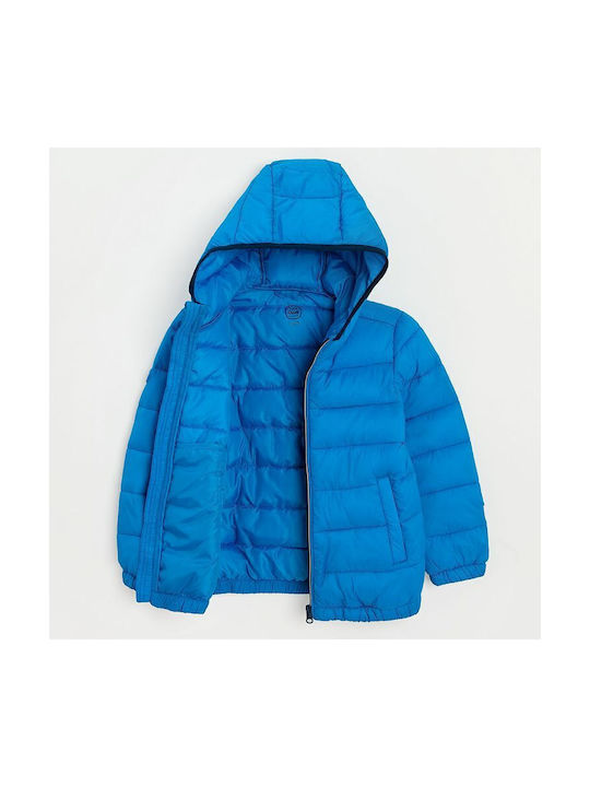 Cool Club Kinderjacke Kurz mit Kapuze Blau